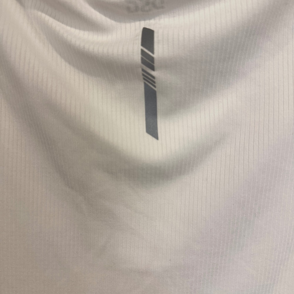 DSG Mens Run Tank Pure White Reflective Moisture Wicking XXL DAM22206 - Picture 6 of 7